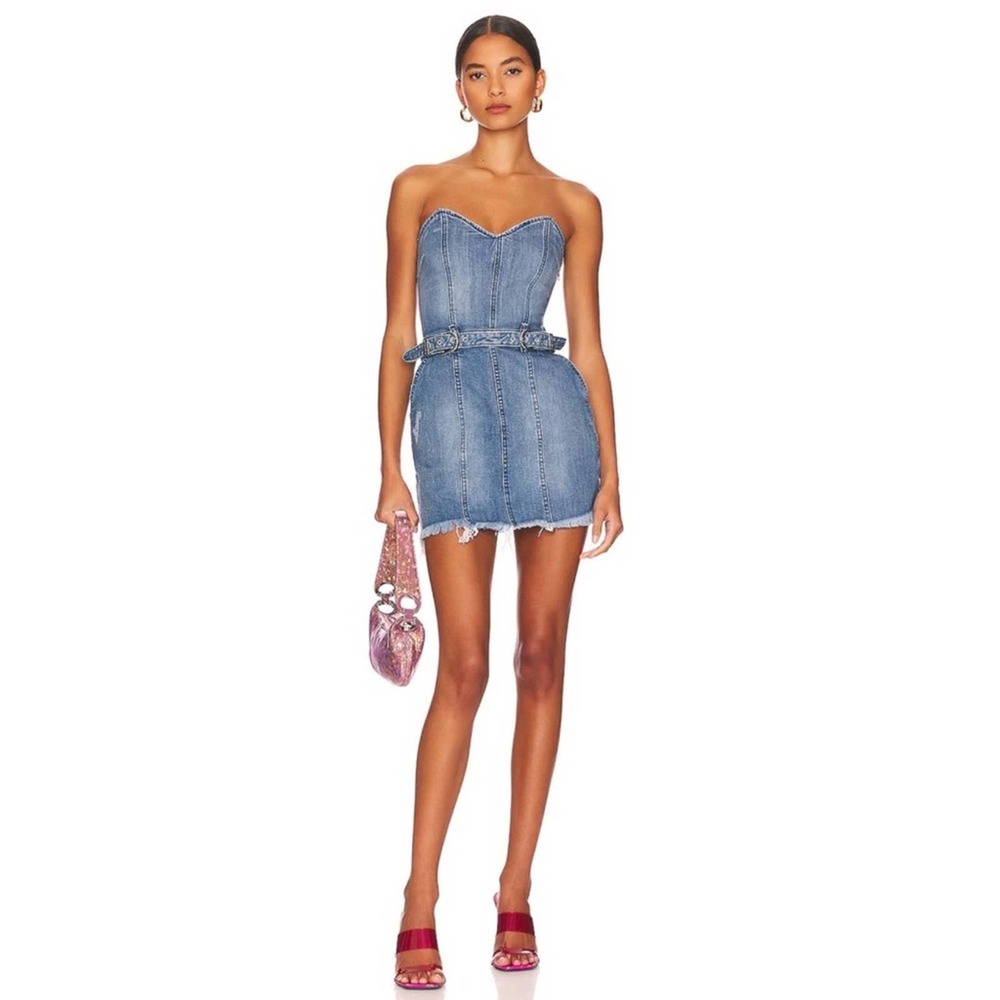 Retrofete Ashlyn Denim Dress (size S)